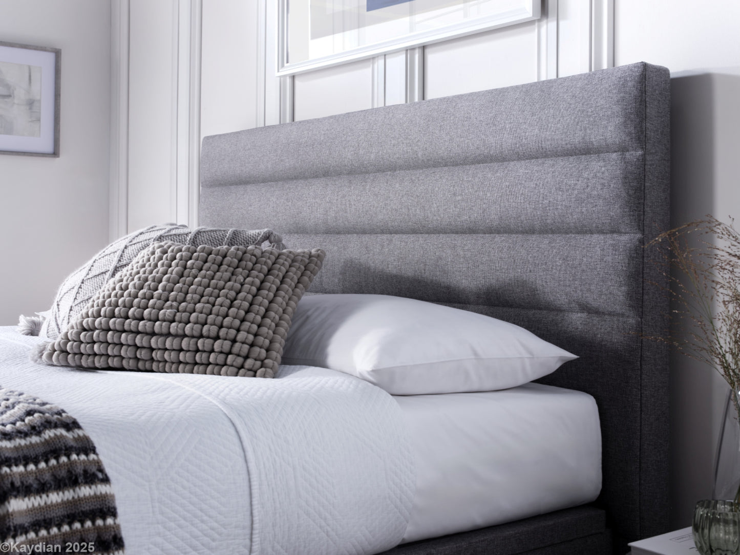 Appleford Ottoman Storage Bed Frame in Marbella Grey