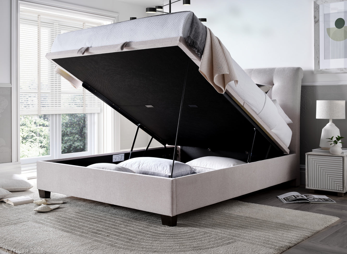 Ashbrooke Ottoman Storage Bed Frame