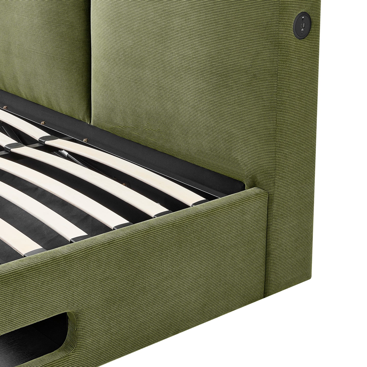 Cordy 2.1 Storage & Speaker TV Bed Frame