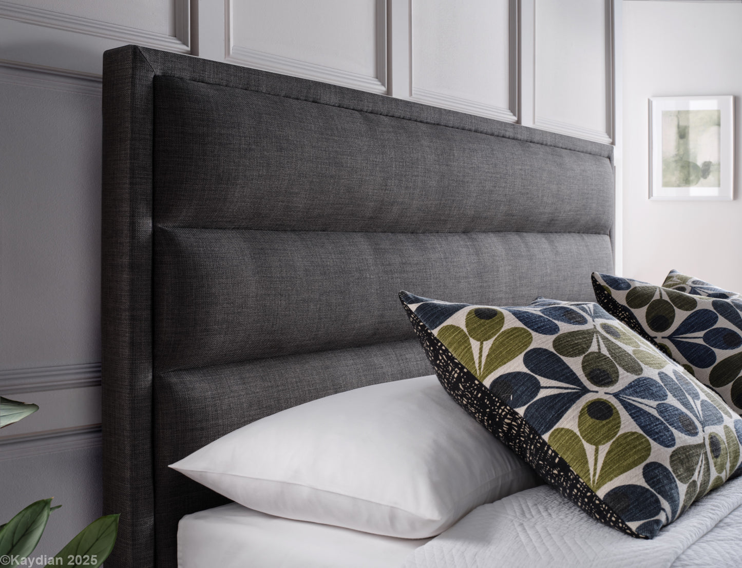 Kirkland Ottoman Storage Bed Frame in Slate