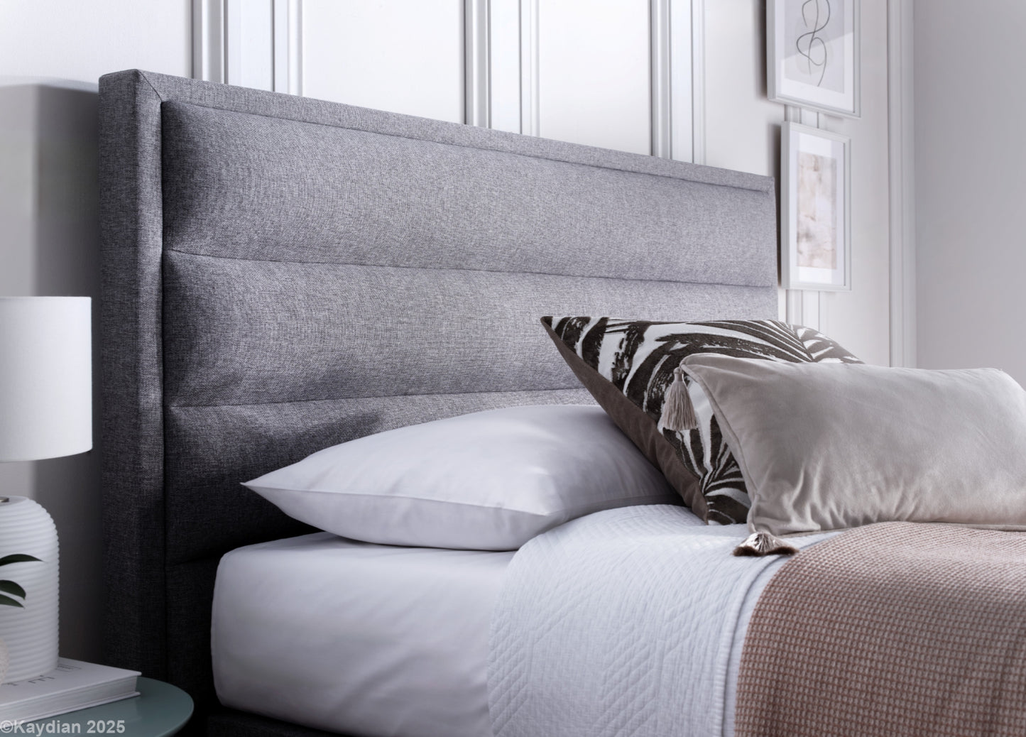 Kirkland Ottoman Storage Bed Frame in Slate