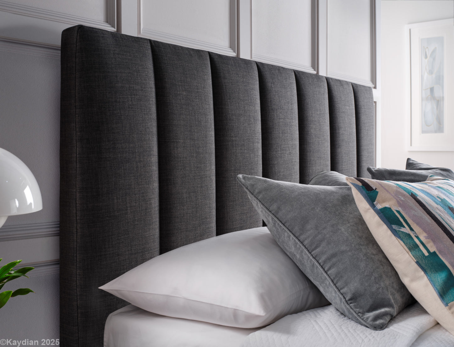 Medlam Ottoman Storage Bed Frame in Slate