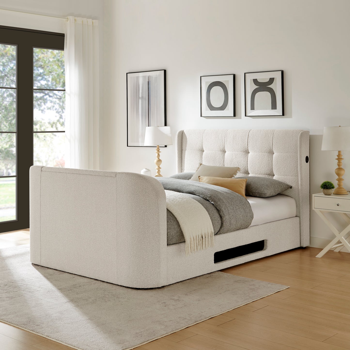 Wafer 2.1 Multimedia TV Bed Frame