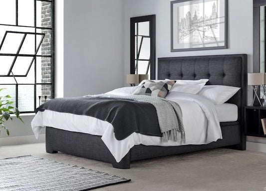 Falstone Ottoman Storage Bed - Slate Grey by Kaydian Design LTD in FALFL135SL only at TV Beds Northwest