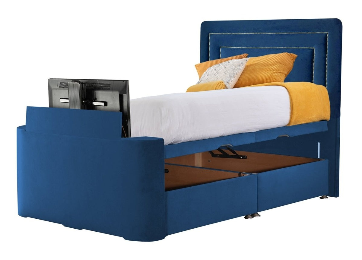 Sweet Dreams Image Brogan TV Bed Frame by Sweet Dreams in INIMA-BRO135PTSHERGAR ASH only at TV Beds Northwest