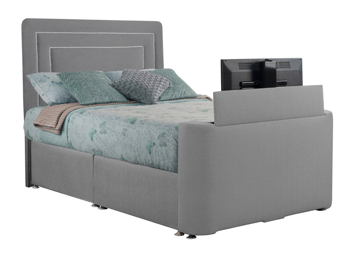 Sweet Dreams Image Brogan TV Bed Frame by Sweet Dreams in INIMA-BRO135PTSHERGAR ASH only at TV Beds Northwest