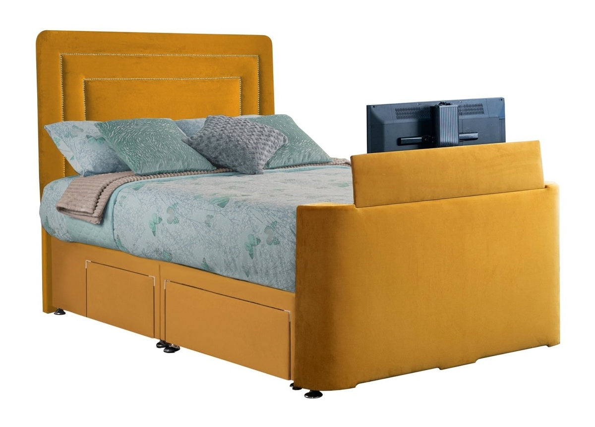 Sweet Dreams Image Brogan TV Bed Frame by Sweet Dreams in INIMA-BRO135PTSHERGAR ASH only at TV Beds Northwest