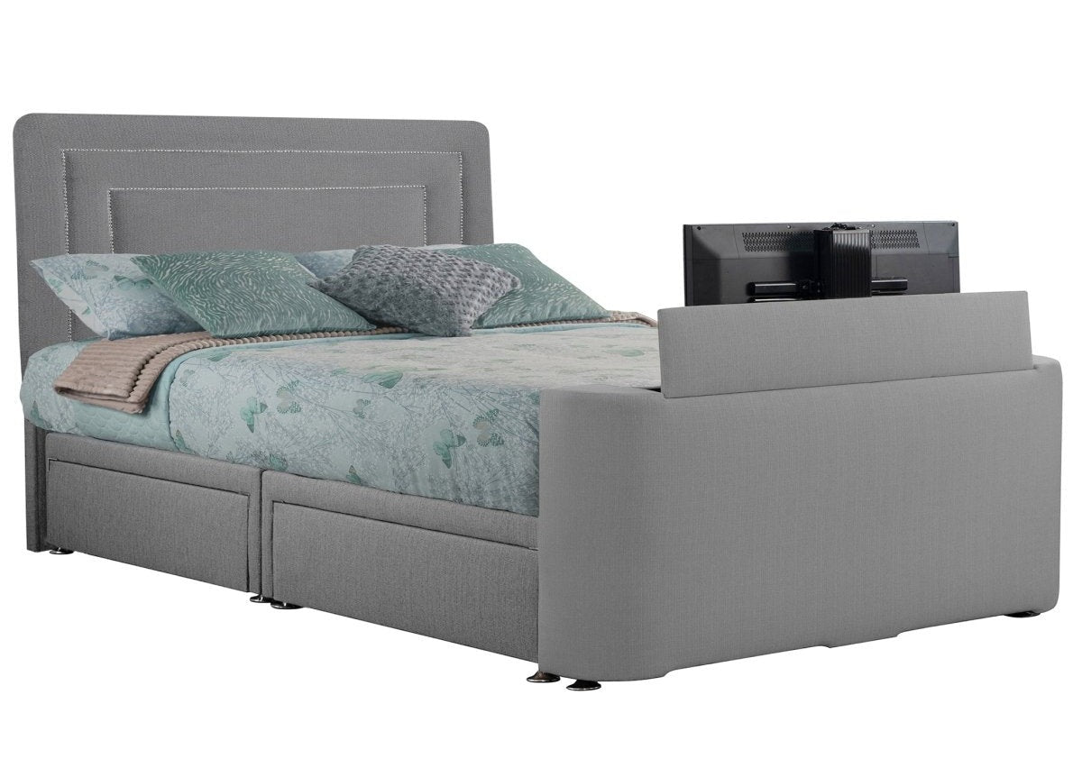 Sweet Dreams Image Brogan TV Bed Frame by Sweet Dreams in INIMA-BRO135PTSHERGAR ASH only at TV Beds Northwest
