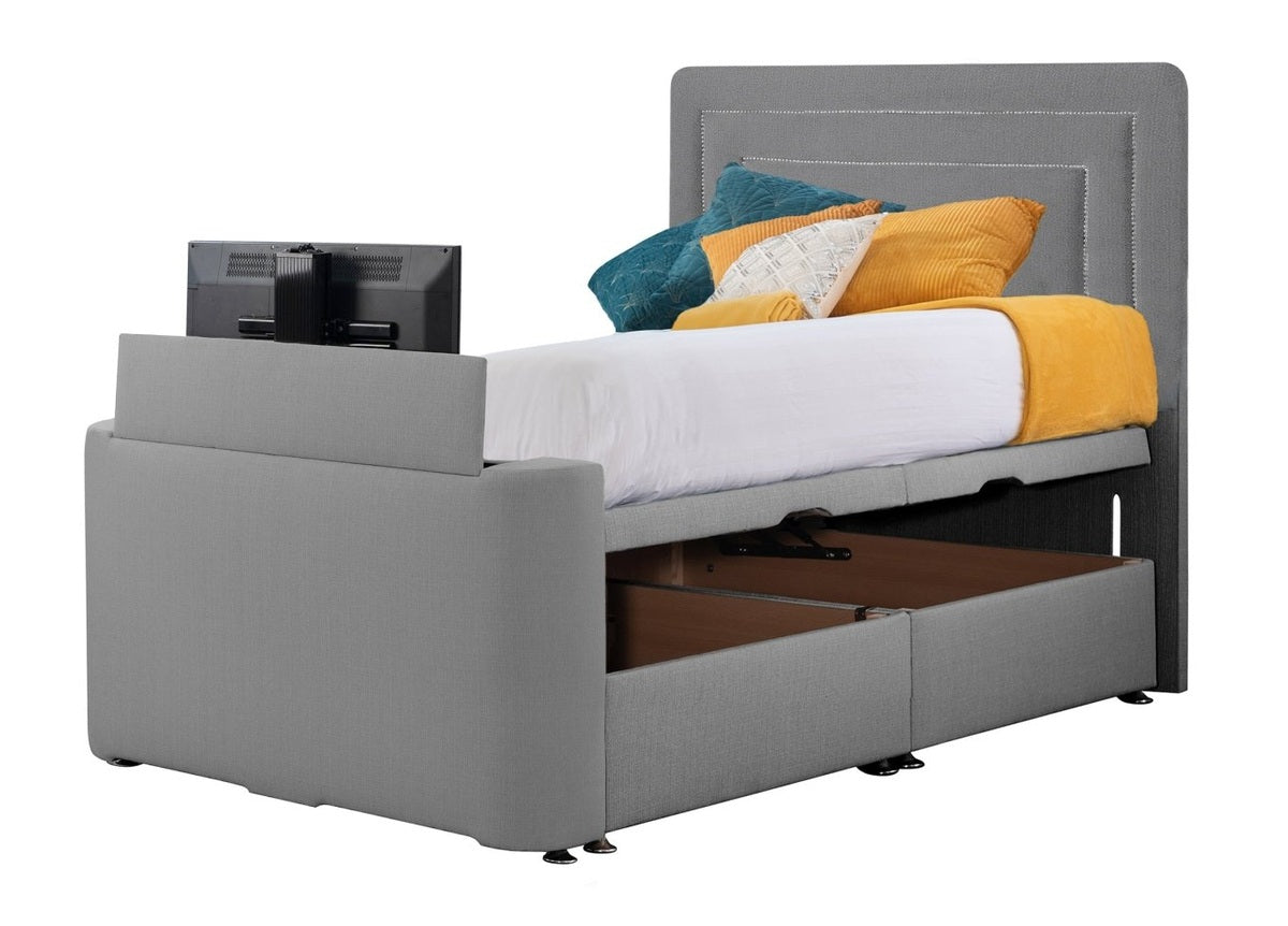 Sweet Dreams Image Brogan TV Bed Frame by Sweet Dreams in INIMA-BRO135PTSHERGAR ASH only at TV Beds Northwest