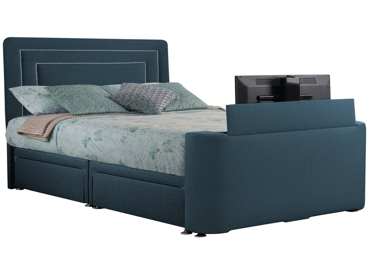 Sweet Dreams Image Brogan TV Bed Frame by Sweet Dreams in INIMA-BRO135PTSHERGAR ASH only at TV Beds Northwest