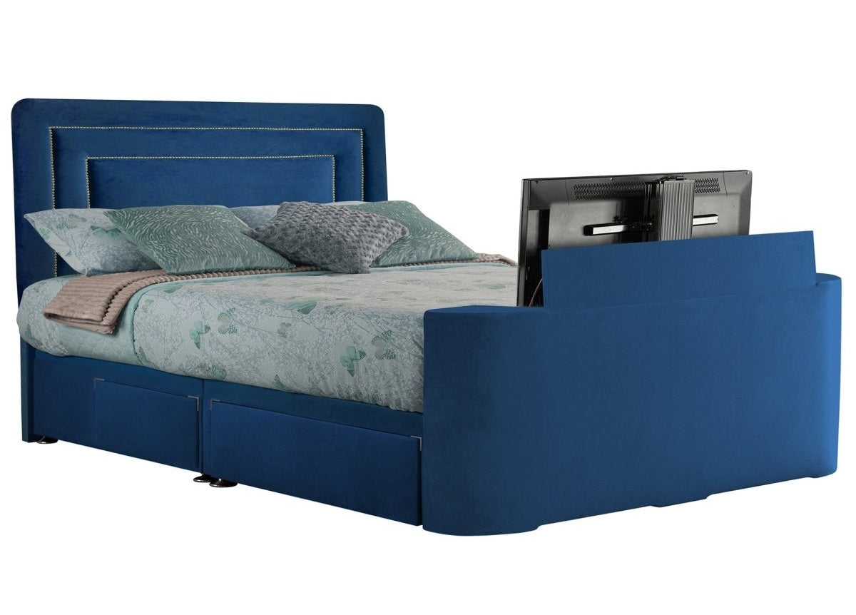 Sweet Dreams Image Brogan TV Bed Frame by Sweet Dreams in INIMA-BRO135PTSHERGAR ASH only at TV Beds Northwest