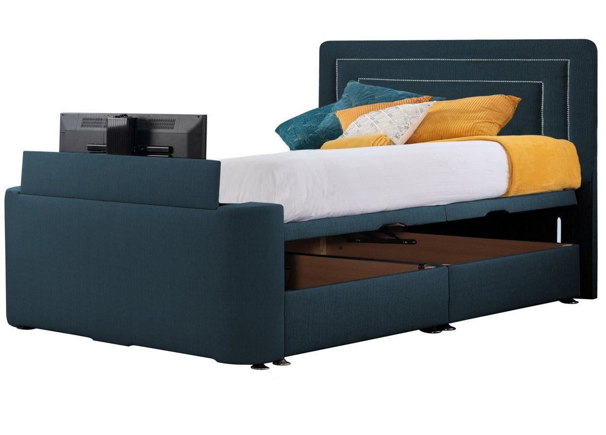 Sweet Dreams Image Brogan TV Bed Frame by Sweet Dreams in INIMA-BRO135PTSHERGAR ASH only at TV Beds Northwest