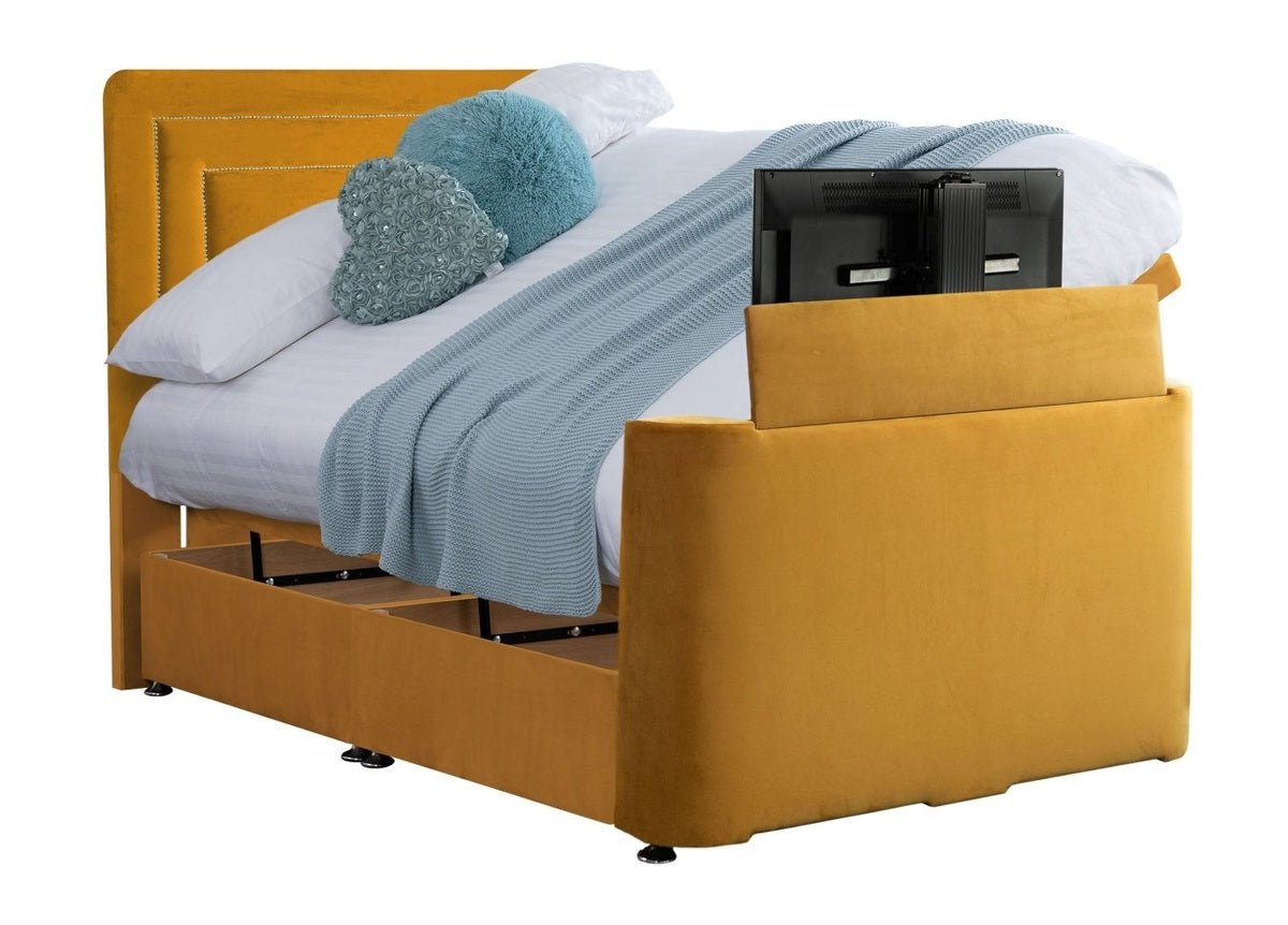 Sweet Dreams Image Brogan TV Bed Frame by Sweet Dreams in INIMA-BRO135PTSHERGAR ASH only at TV Beds Northwest