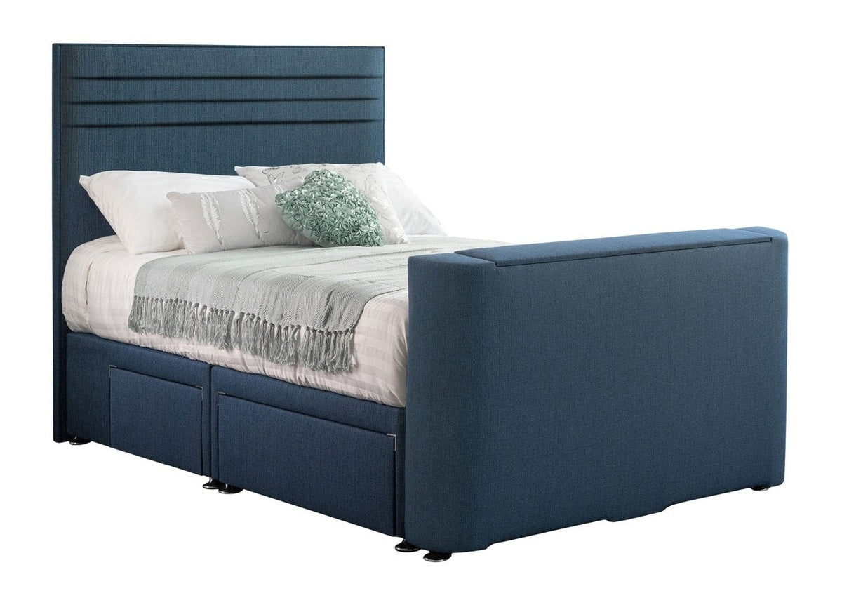 Sweet Dreams Image Chic TV Bed Frame by Sweet Dreams in INIMA-CHI135PT4DCHATS OYSTER only at TV Beds Northwest