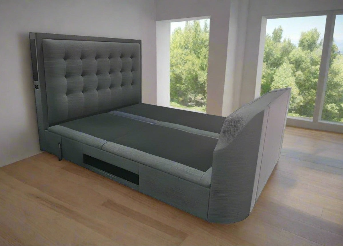 The Adjustable Titan 4.1 Multi Media TV Bed with a free 43" LG Smart TV by TV Beds Northwest in only at TV Beds Northwest