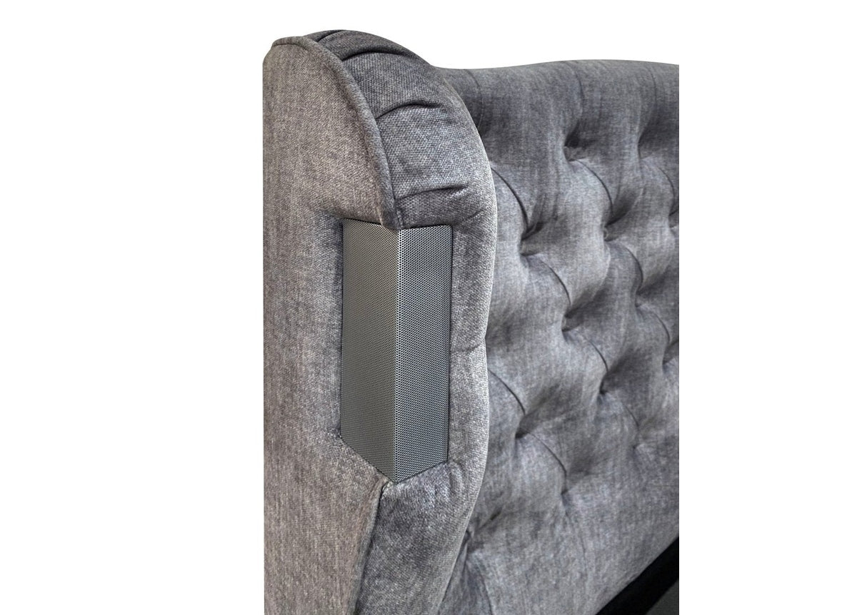 The Duchess Dolby Atmos TV Bed - Let Elegance Reign - Beige by TV Beds Northwest in only at TV Beds Northwest