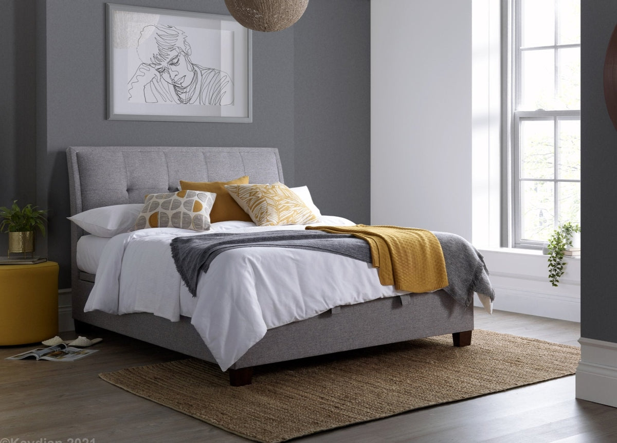 Accent Ottoman Storage Bed Frame by Kaydian Design LTD in ACC135MDG only at TV Beds Northwest