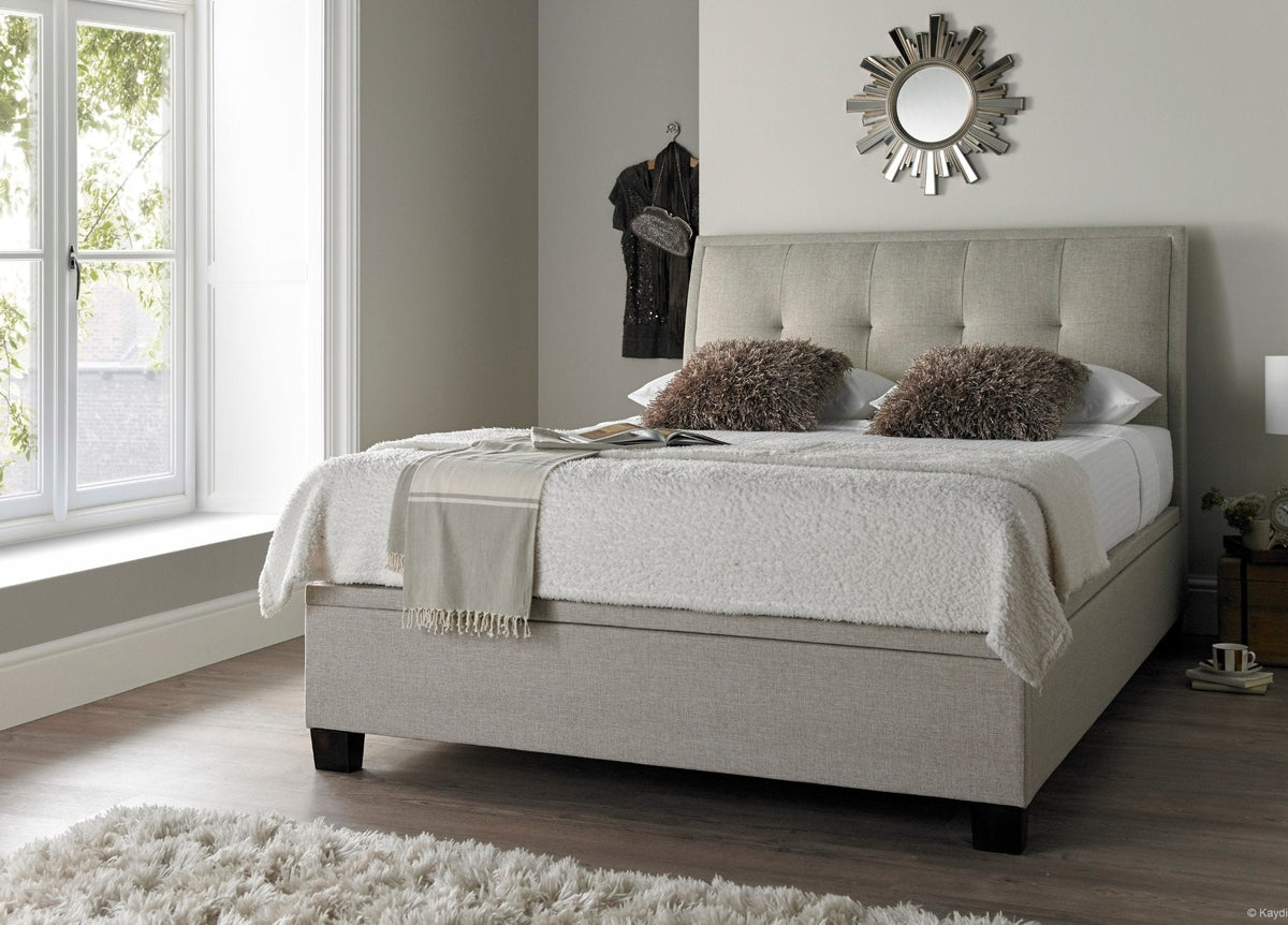 Accent Ottoman Storage Bed Frame by Kaydian Design LTD in ACC135MDG only at TV Beds Northwest