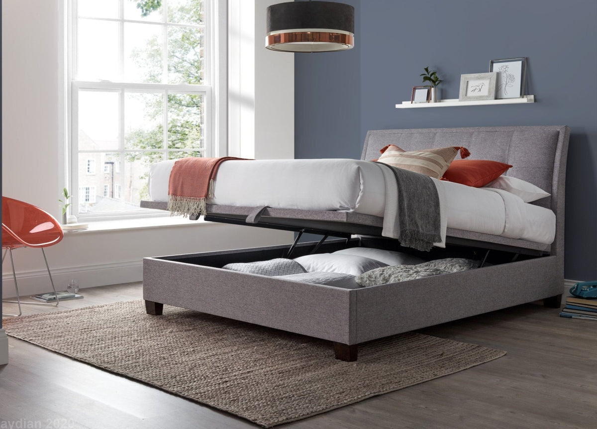 Accent Ottoman Storage Bed Frame by Kaydian Design LTD in ACC135MDG only at TV Beds Northwest