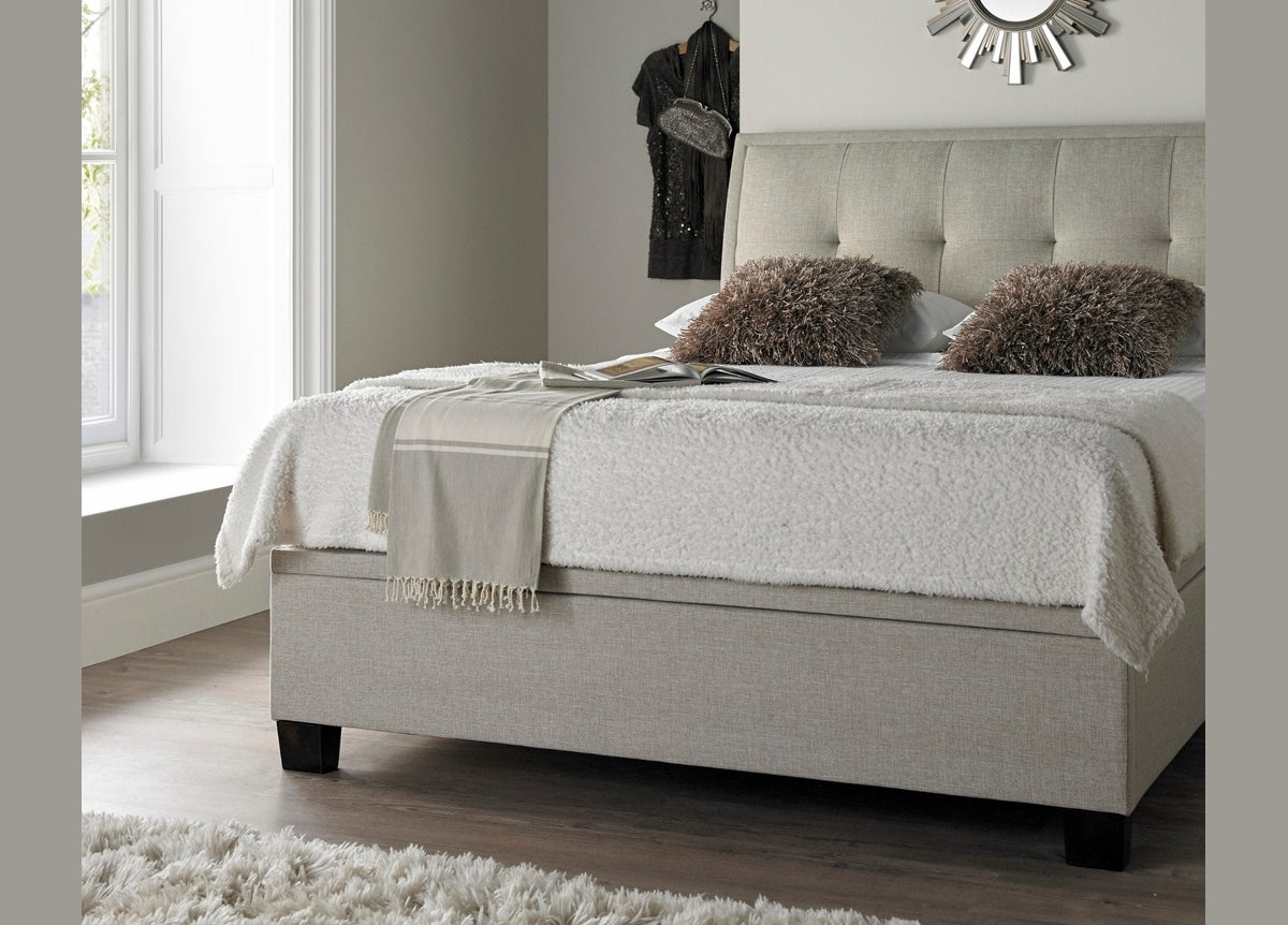 Accent Ottoman Storage Bed Frame by Kaydian Design LTD in ACC135VGR only at TV Beds Northwest