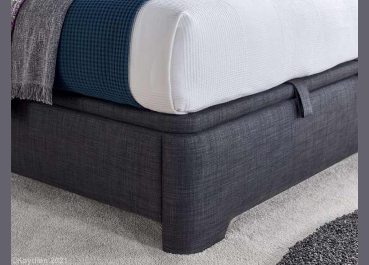 Appleby Ottoman Storage Bed Frame - Slate Grey by Kaydian Design LTD in APPFL135SL only at TV Beds Northwest