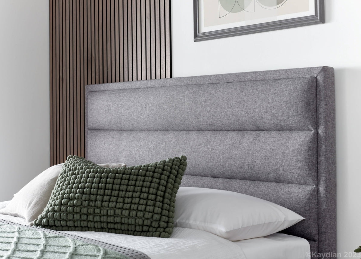 Kirby Ottoman Storage Bed frame - Marbella Grey by Kaydian Design LTD in KIRFL135MDG only at TV Beds Northwest