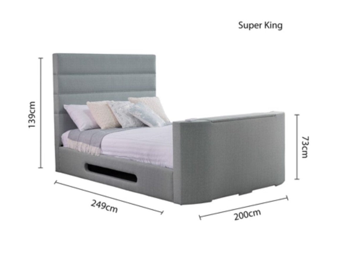 Sweet Dreams Mazarine Adjustable TV Bed Frame by Sweet Dreams in only at TV Beds Northwest