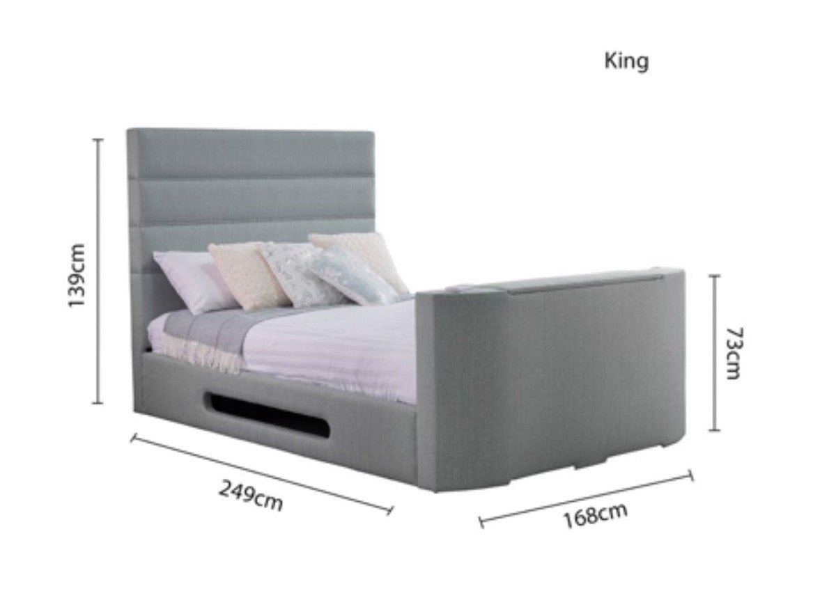 Sweet Dreams Mazarine Adjustable TV Bed Frame by Sweet Dreams in only at TV Beds Northwest