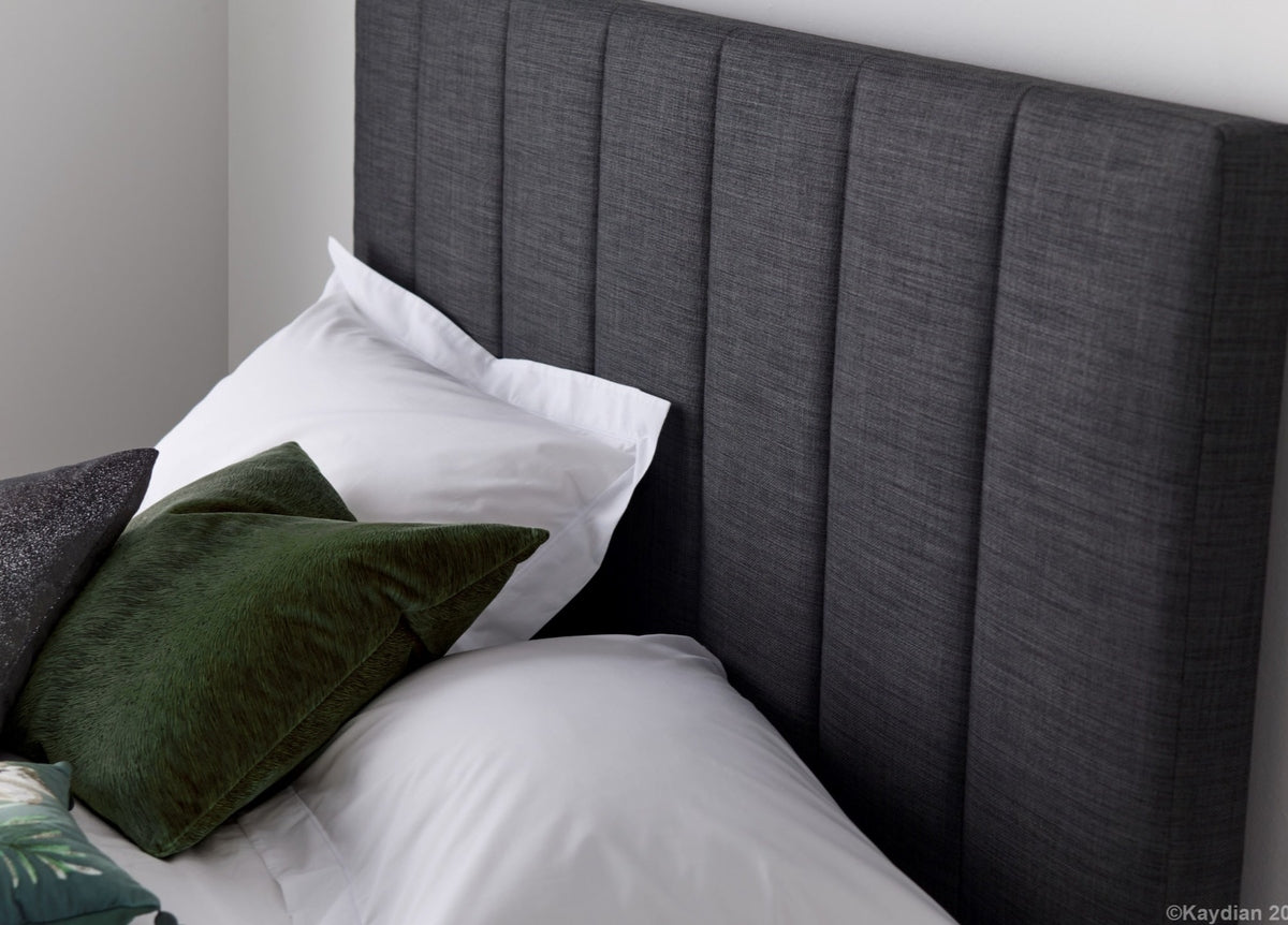 Medburn Ottoman Storage Bed frame - Marbella Grey by Kaydian Design LTD in MEDFL135MDG only at TV Beds Northwest