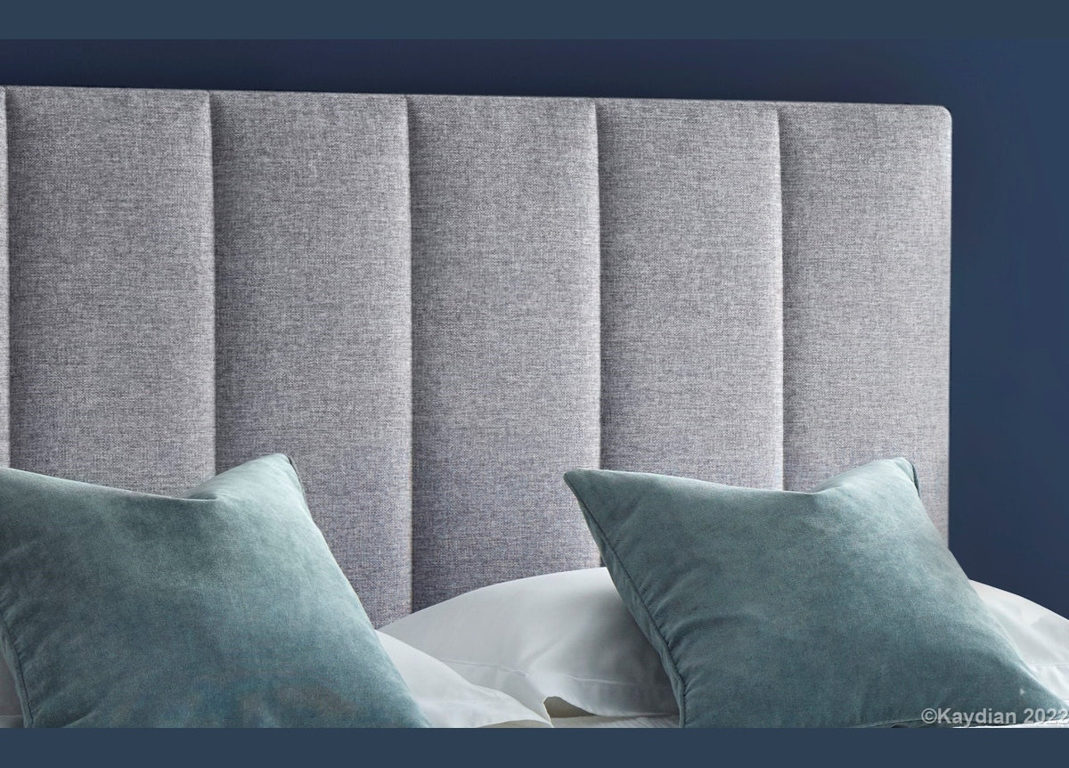 Medburn Ottoman Storage Bed frame - Marbella Grey by Kaydian Design LTD in MEDFL135MDG only at TV Beds Northwest