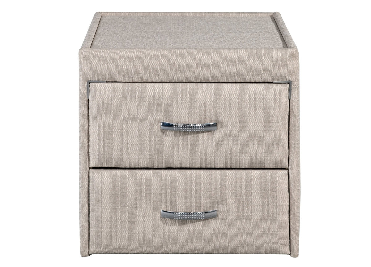 Sweet Dreams Two Drawer Bedside Cabinet by Sweet Dreams in SWD2DRBSC-5 only at TV Beds Northwest