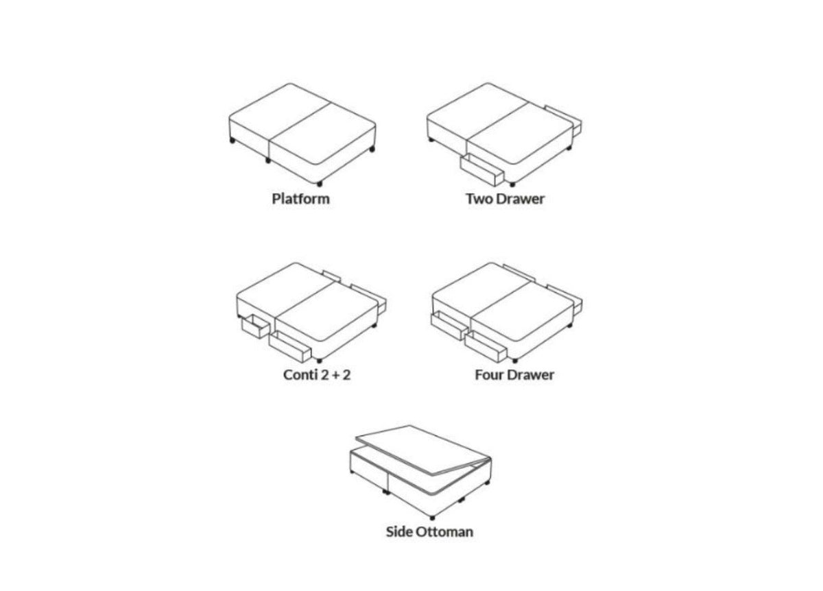 Sweet Dreams Image Chic TV Bed Frame by Sweet Dreams in INIMA-CHI135PT4DCHATS OYSTER only at TV Beds Northwest