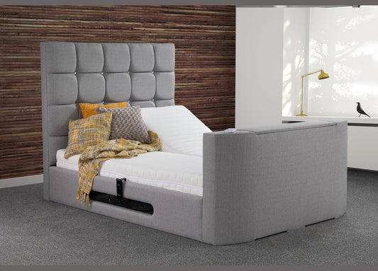 Sweet Dreams Jasmine Jewel Adjustable TV Bed Frame by Sweet Dreams in only at TV Beds Northwest