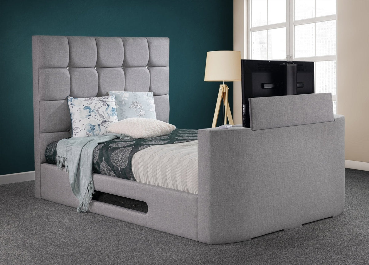 Sweet Dreams Jasmine Jewel Adjustable TV Bed Frame by Sweet Dreams in only at TV Beds Northwest