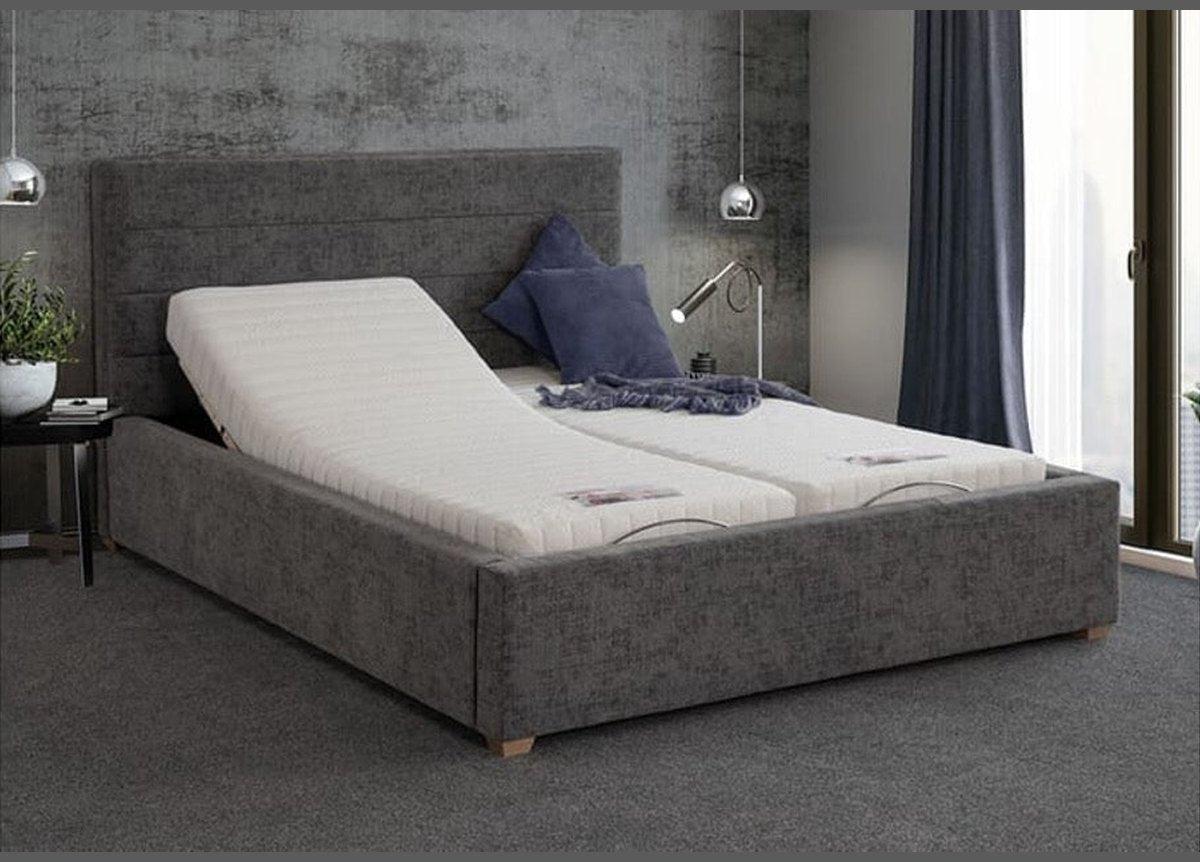 Sweet Dreams Vanilla Adjustable Bed Frame by Sweet Dreams in VANILLAADJ only at TV Beds Northwest