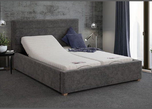 Sweet Dreams Vanilla Adjustable Bed Frame by Sweet Dreams in VANILLAADJ only at TV Beds Northwest