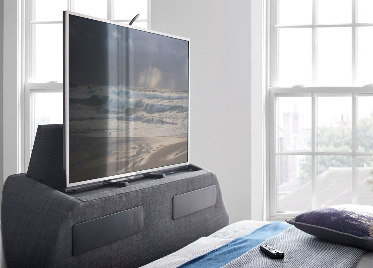 Titan 4.1 Multi Media Ottoman Storage TV Bed by Kaydian Design LTD in TOT150OA only at TV Beds Northwest