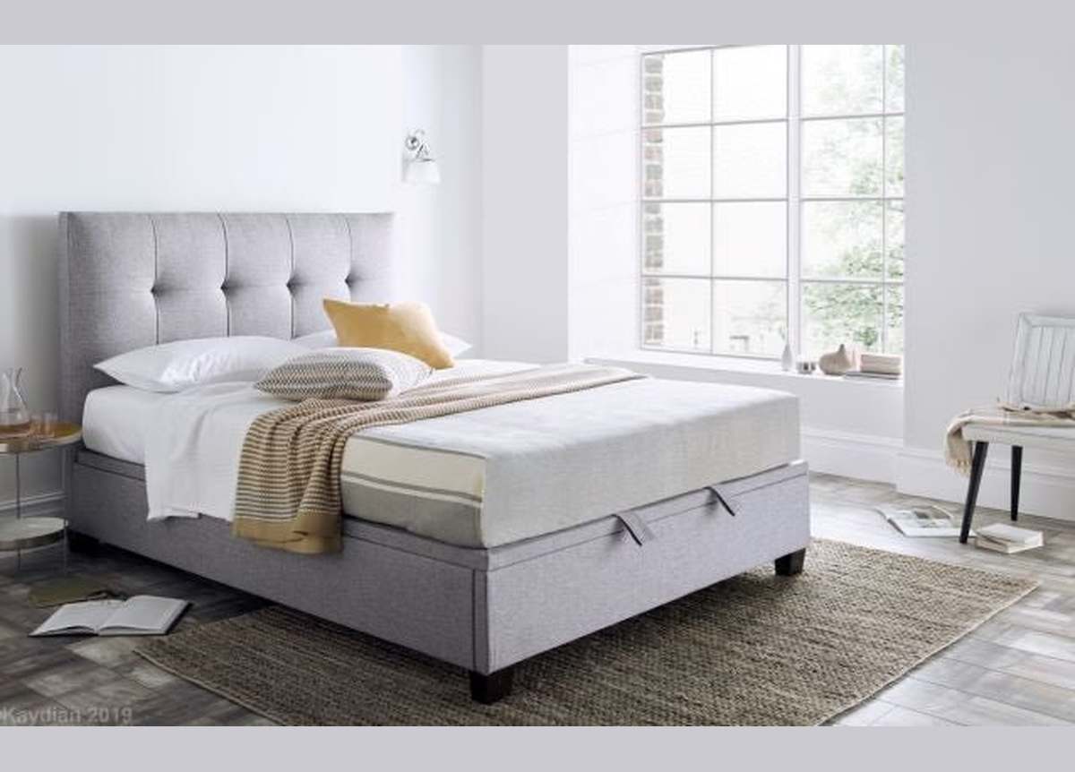 Walkworth Ottoman Storage Bed Frame by Kaydian Design LTD in WAL135OA only at TV Beds Northwest