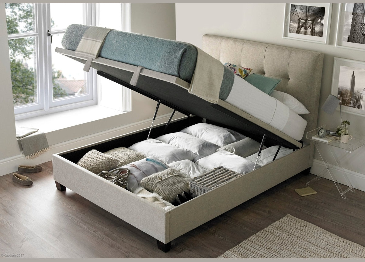 Walkworth Ottoman Storage Bed Frame by Kaydian Design LTD in WAL135OA only at TV Beds Northwest