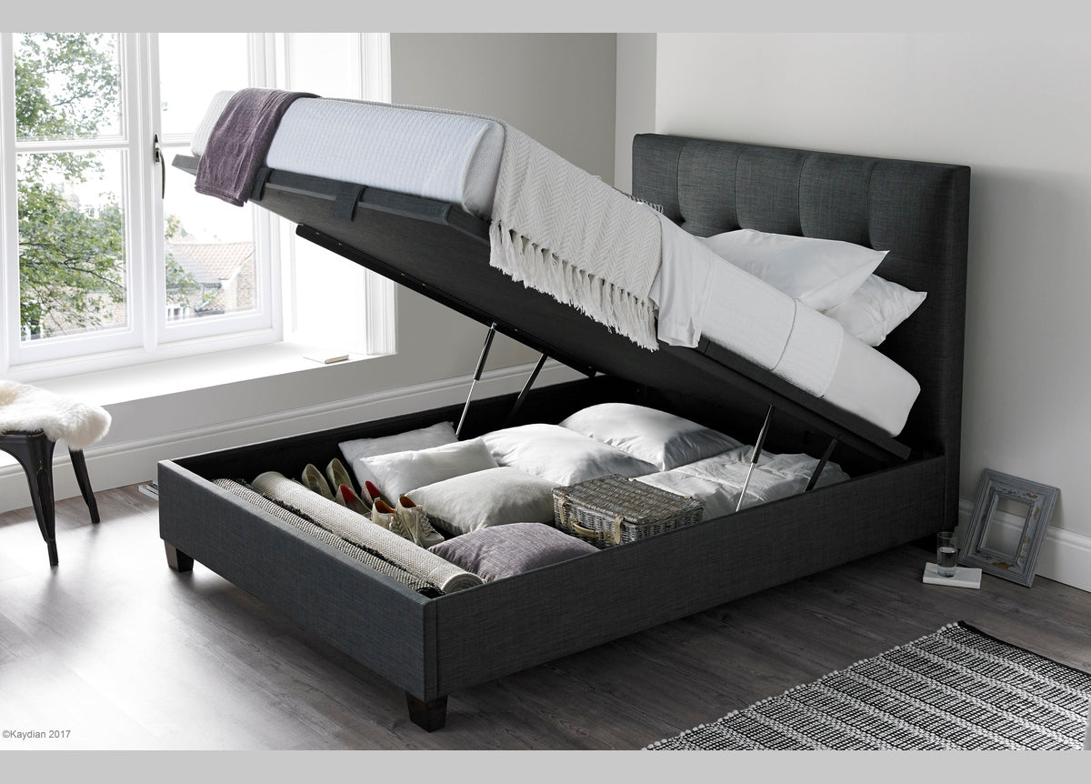 Walkworth Ottoman Storage Bed Frame by Kaydian Design LTD in WAL135OA only at TV Beds Northwest