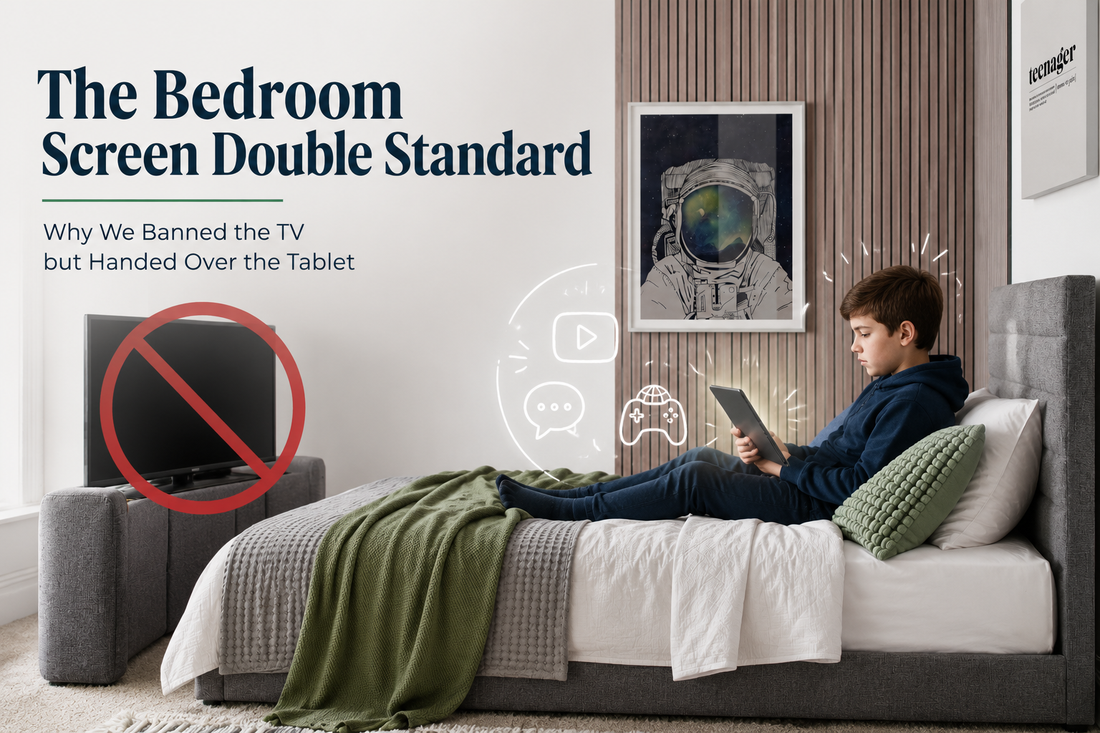 The Bedroom Screen Double Standard - Why We Banned the TV but Handed Over the Tablet