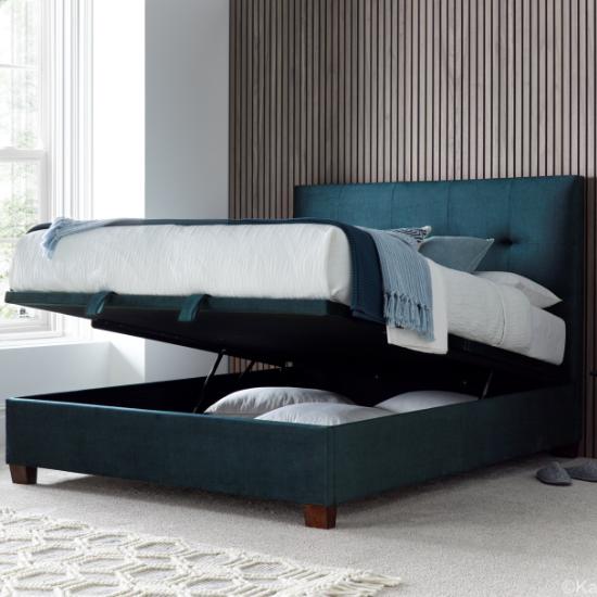 king ottoman storage bed frames by kaydian design