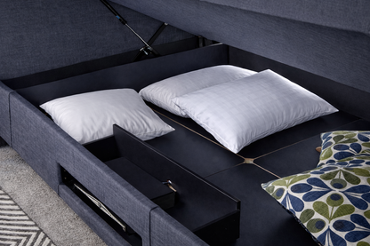 Lakes Dolby Atmos 5.1.2 Cinematic Surround Sound TV Media with Ottoman Storage