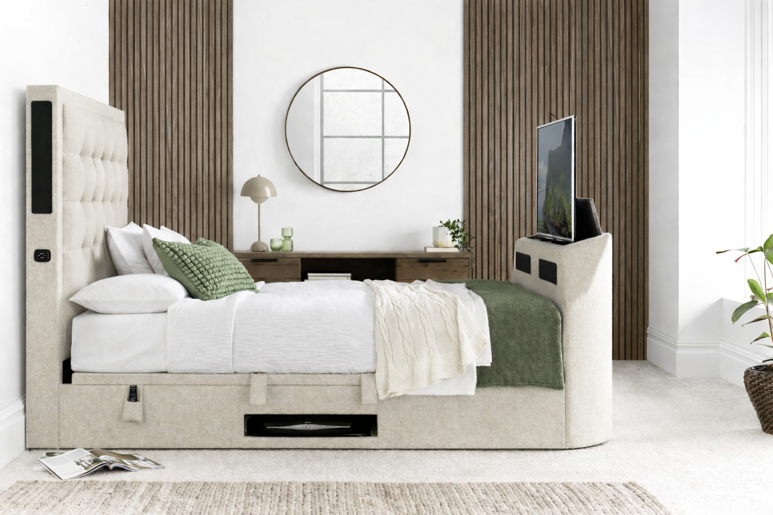 Titan 4.1 Multi Media Ottoman Storage TV Bed Frame