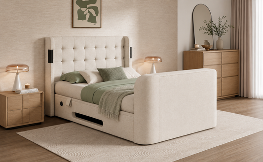 Harlow 5.1 Surround Sound Ottoman TV Bed Frame