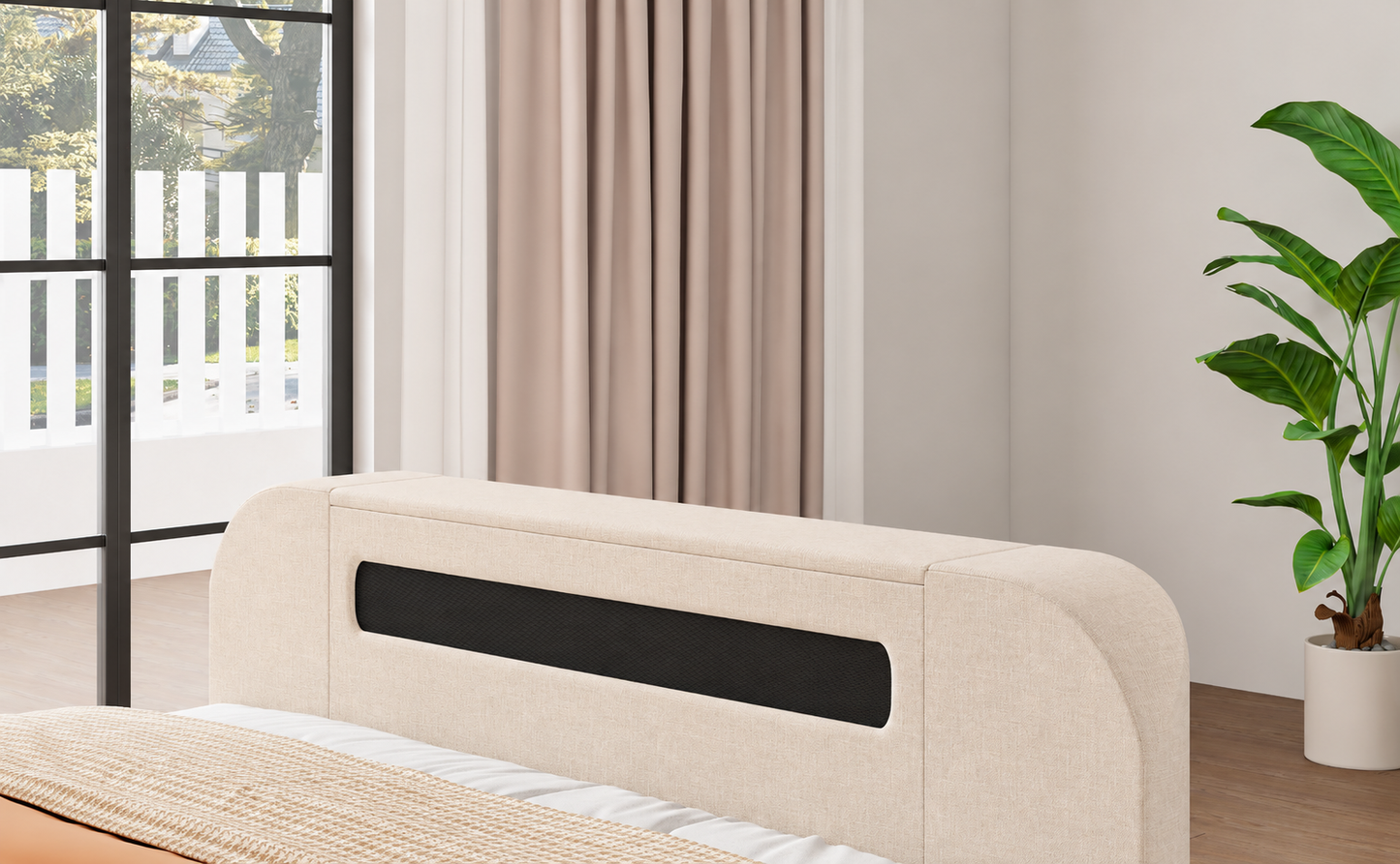 Harlow 5.1 Surround Sound Ottoman TV Bed Frame