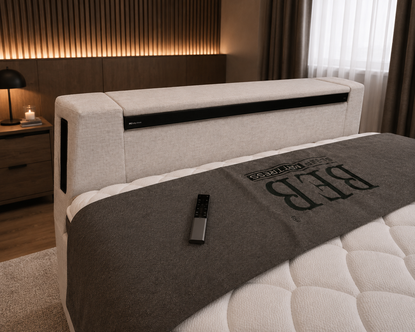 Echo Dolby Atmos & DTS:X 3d Surround Sound Ottoman TV Bed