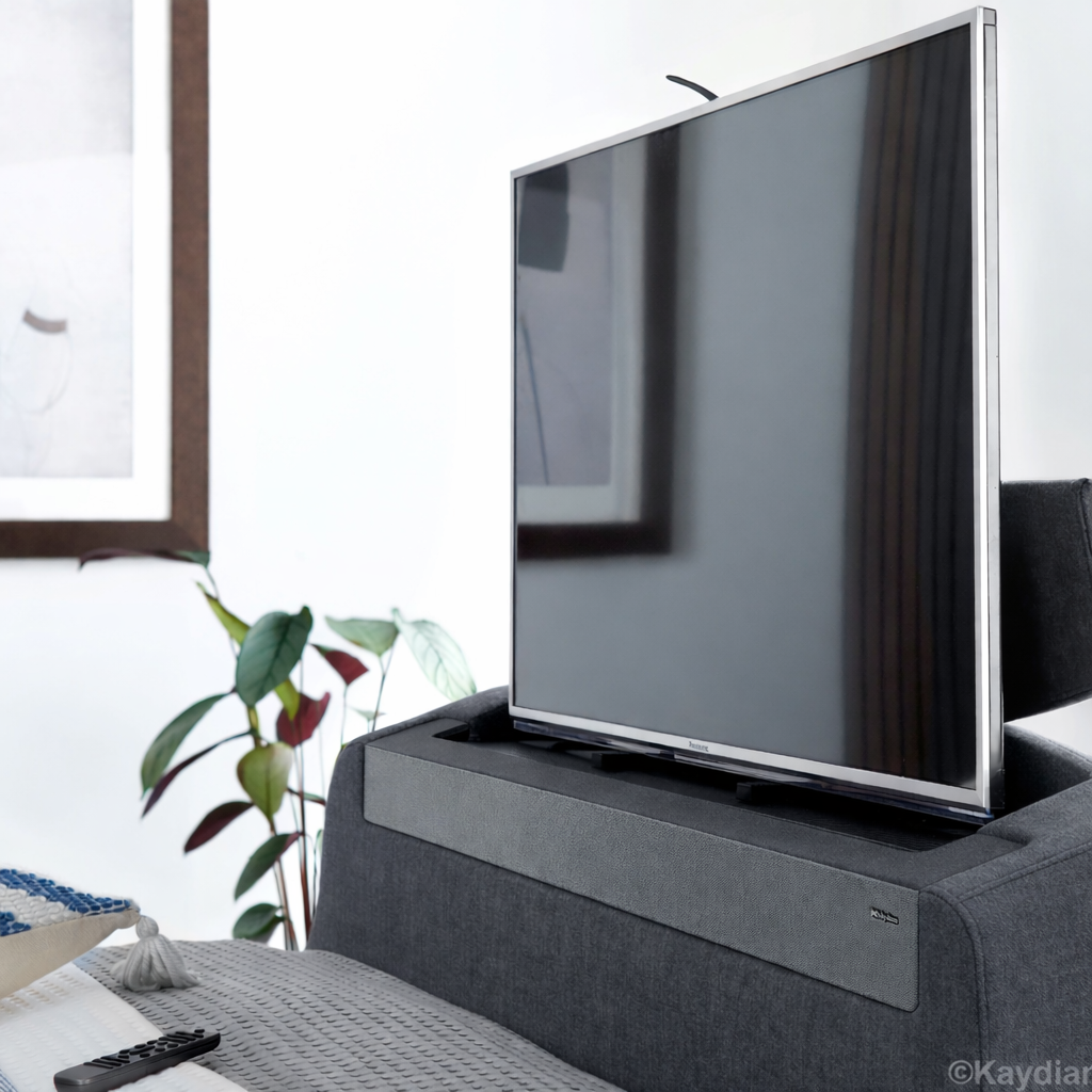 Lakes Dolby Atmos 5.1.2 Cinematic Surround Sound TV Media with Ottoman Storage