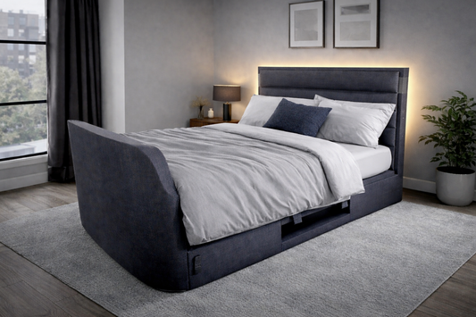 Lakes Dolby Atmos 5.1.2 Cinematic Surround Sound TV Media with Ottoman Storage