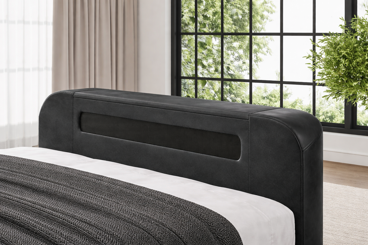 Amber 4.1 Multimedia Ottoman Storage TV Bed Frame (Sample)